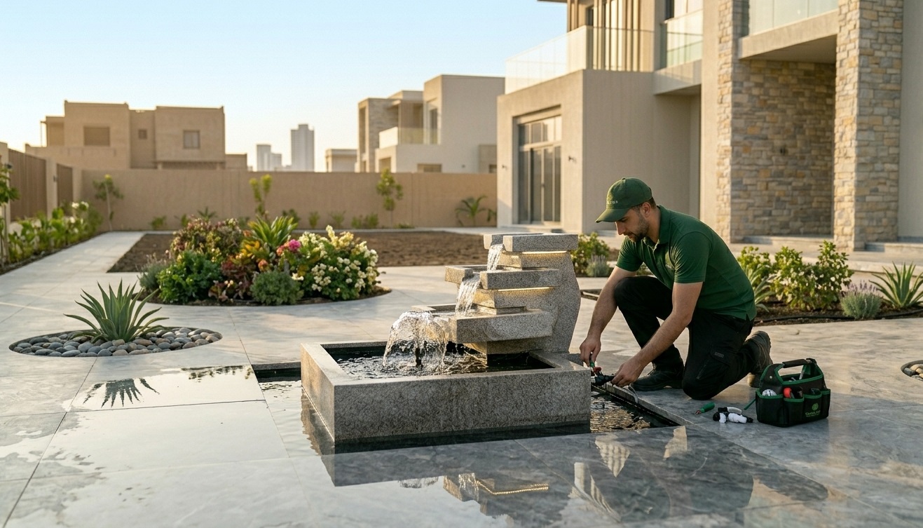 Water Feature Installation