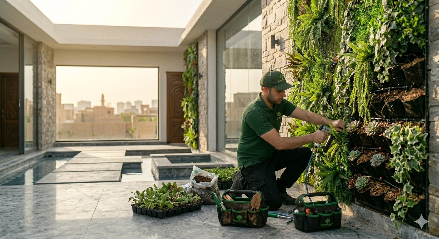 Natural Plant Vertical Garden